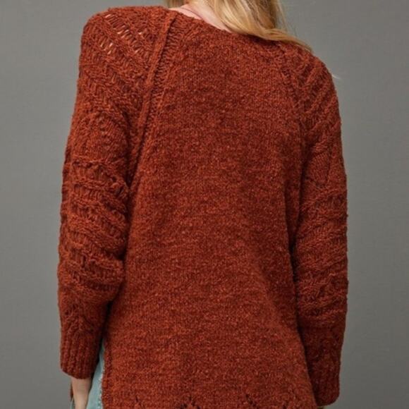 Anthropologie Cedar Pilcro Pointelle Tunic Sweater - Picture 6 of 16
